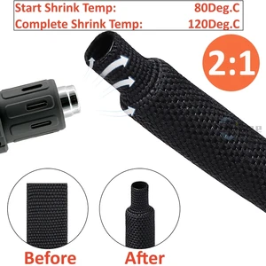 6 ~ 100 مم الحرارة يتقلص مضفر كابل كم مثبطات اللهب العزل غمد حماية PET منظم الخط التلقائي أفضل 6 حقائب ظهر مبيعا 35x20x20 - رقم 4