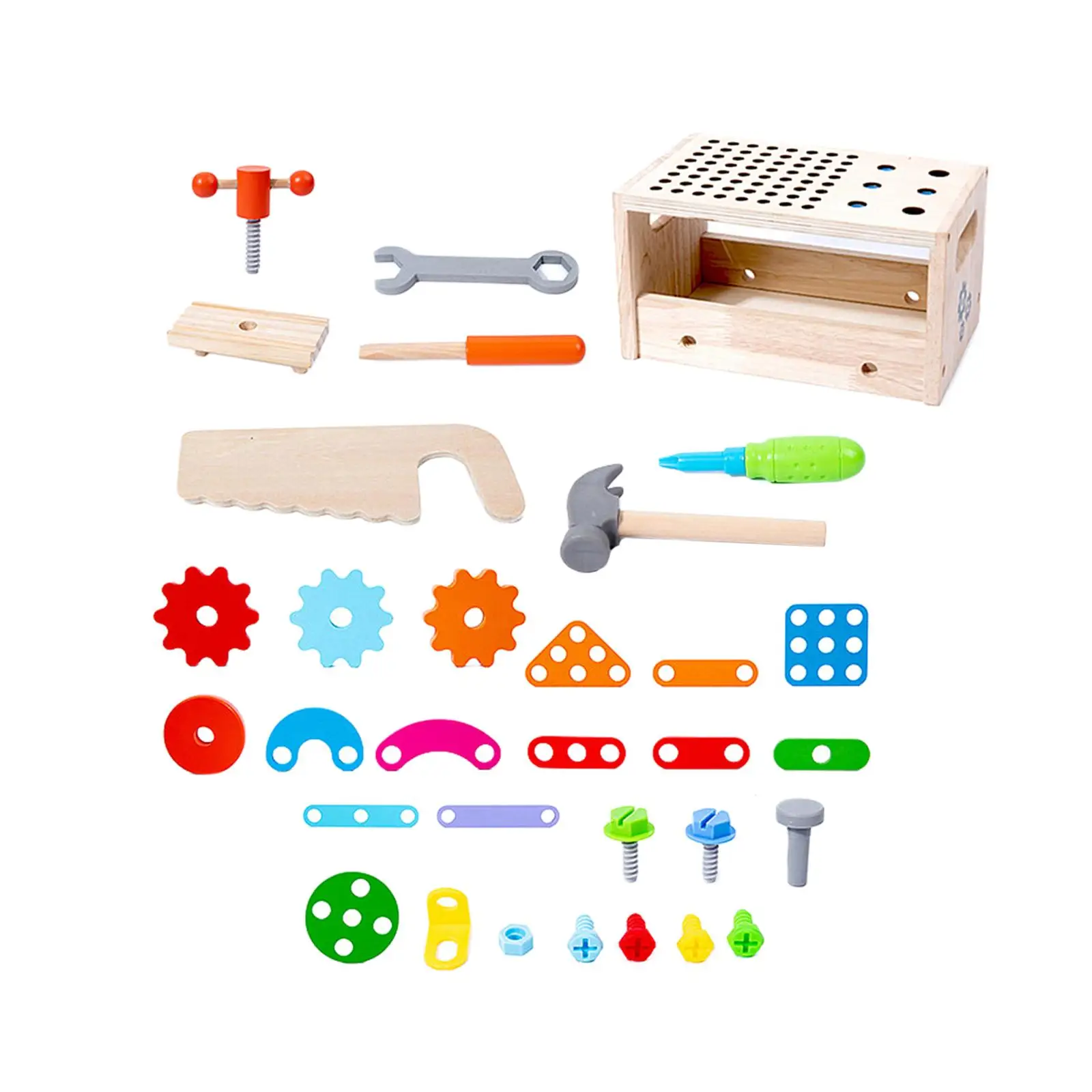 Wooden Tool Set Role Play Toys Tools Set for Kids Children Boys