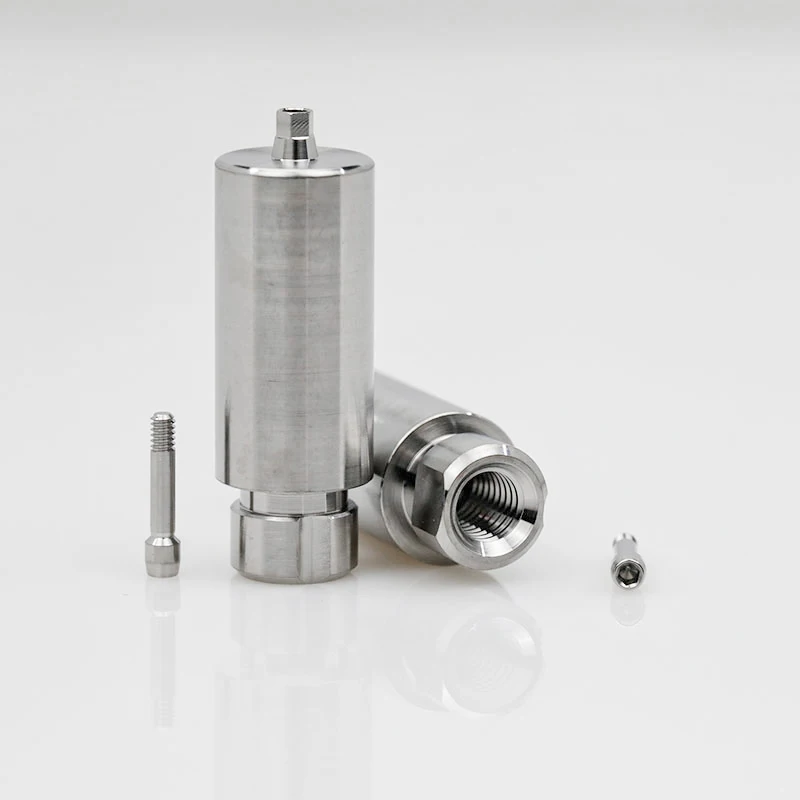 SmileRevive Dental Implant Pre-Milled Abutment for OST Titanium Columns Titanium Rods Central Screws