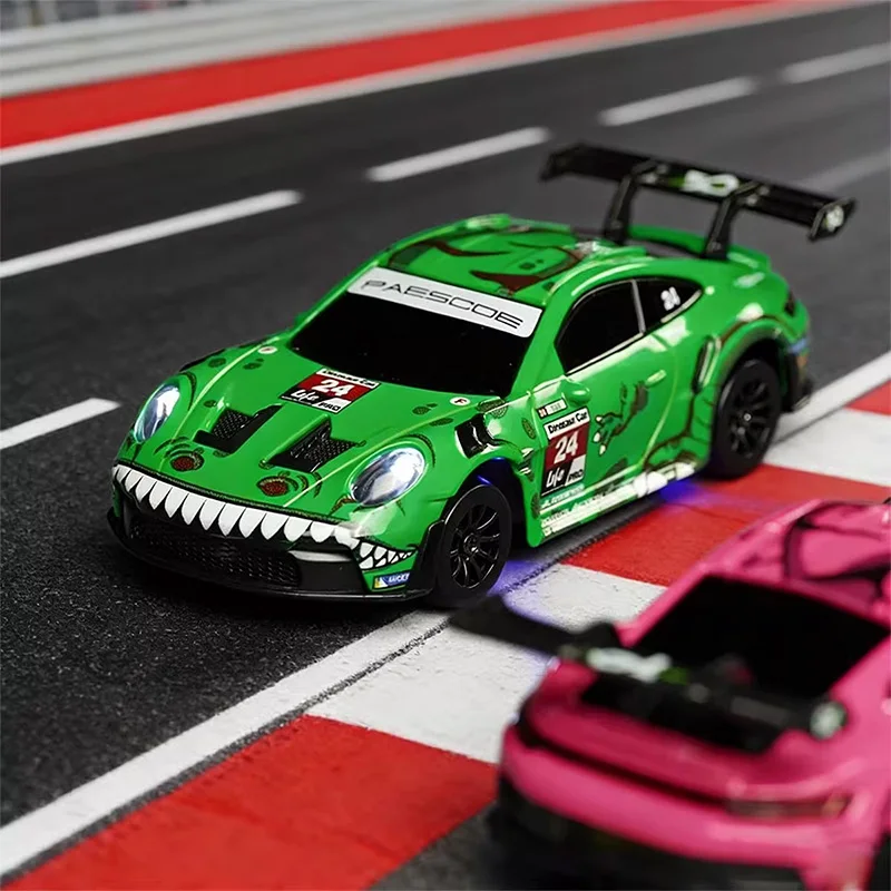 

New Paint 1/43 Upgraded Gyro RC Drifting Car Racing RTR 4WD High Speed Radio Control Model 2.4Gh Drift Race Alloy Vehicle Adults