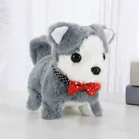 Interactive Robot Puppy Dog Toy Realistic AI Pet Electronic Stuffed Animal for Barking And Walking