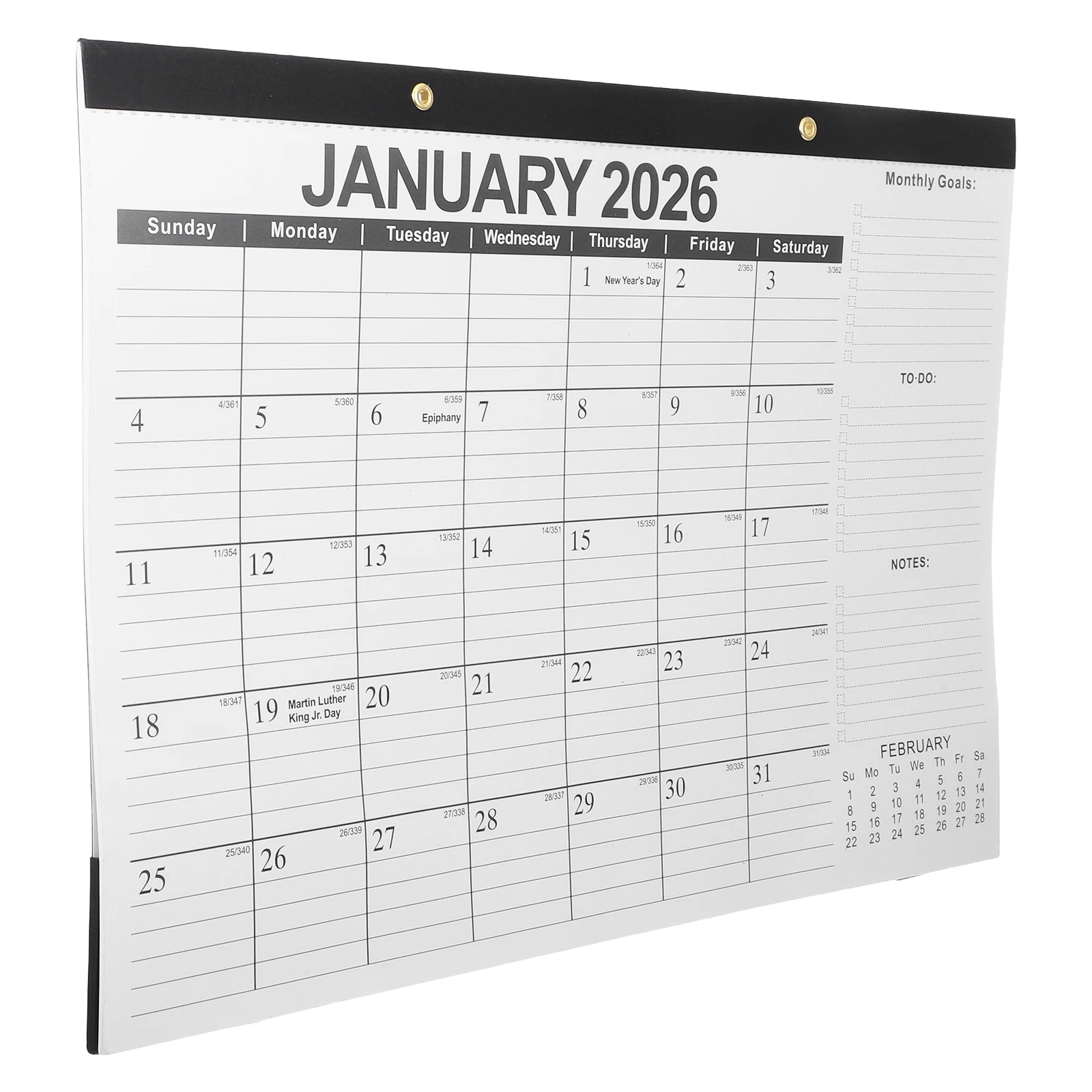 

18pcs 2026-2027 18 Month Wall Large Grid Paper Schedule Planner For Home Office Vertical Hanging Yearly Calendar Decorative Room