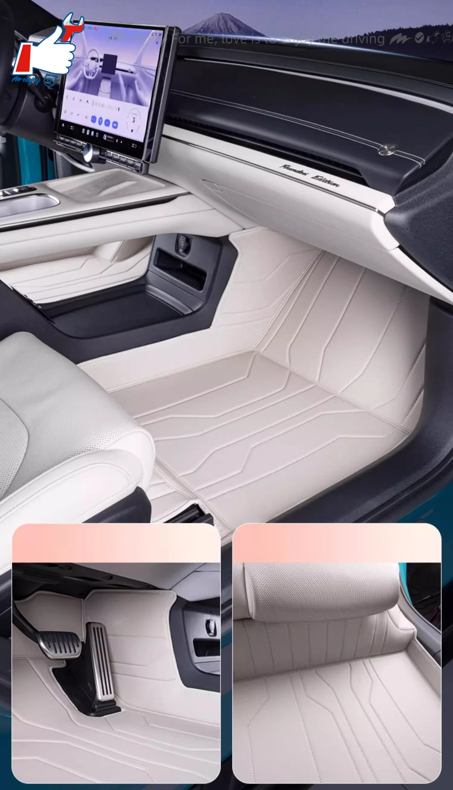 اليد اليسرى محرك سيارة الكلمة حصيرة ل IM L6 2024 كامل المحيطي القدم حصيرة حصيرة الطابق بطانة سجادة أرضيات حصيرة مقاومة للماء