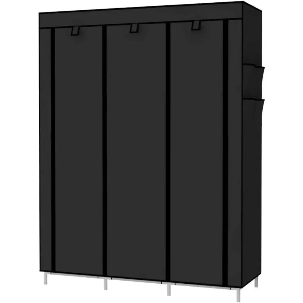 Tragbarer Kleiderschrank, Klei – Wardrobe Closet Portable Fabric Cover Bewertung und Preis