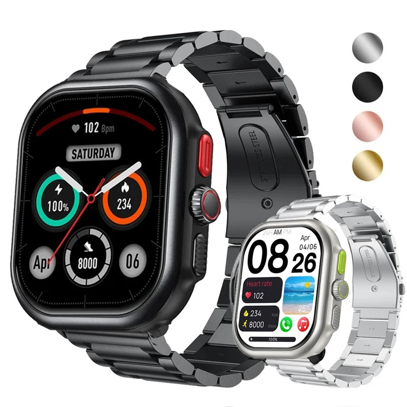 Watch Bracelet Strap para Zeblaze Beyond 3 Pro Smartwatch, pulseira de aço inoxidável