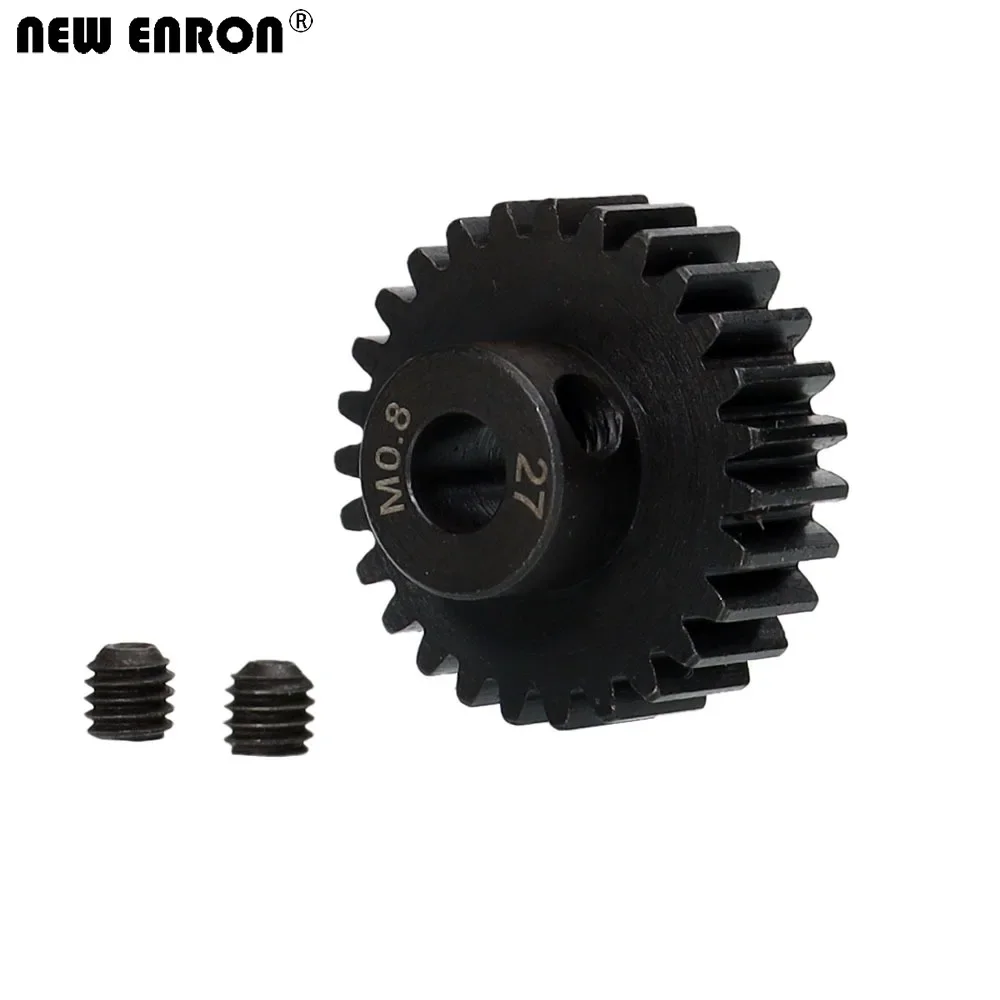 NEW ENRON #5647 Hard Steel 32P Pinion Gear Motor 0.8M 27T 5mm Shaft RC Traxxas 1/7 Unlimited Desert Racer UDR 85076-4 85086-4