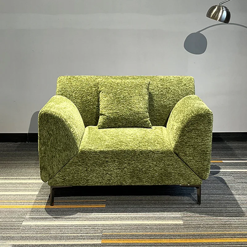 LH single casual sofa chair minimalist casual sofa chair rotatable fabric