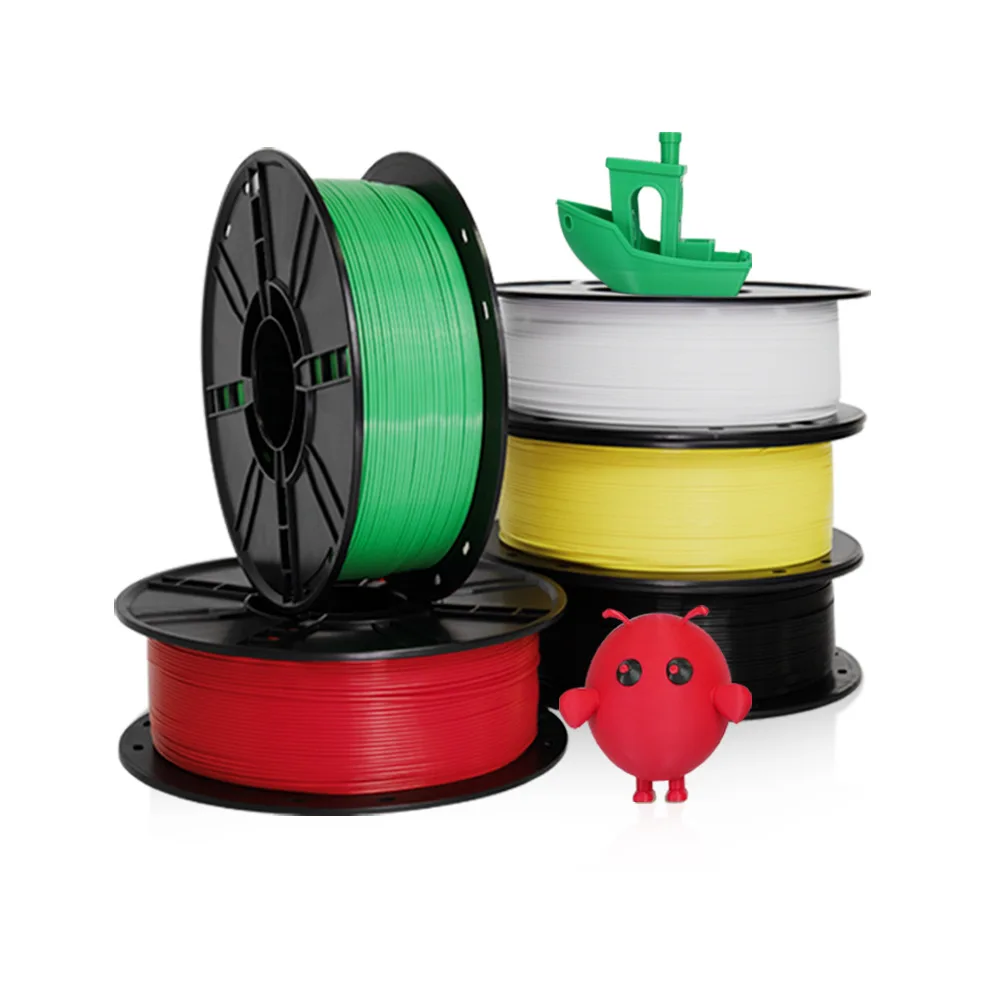 

Набор из 9 цветов PLA-филамента 1,75 мм, 1 кг каждый – Экологичный, вакуумно упакованный с осушителем, без спутывания, для 3D-принтеров