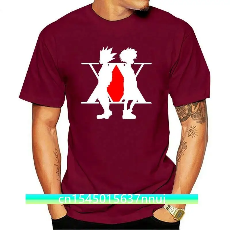 

New Hunter X Hunter Anime T Shirt Mena Black Tee 100% Cotton Gift 2021 From US