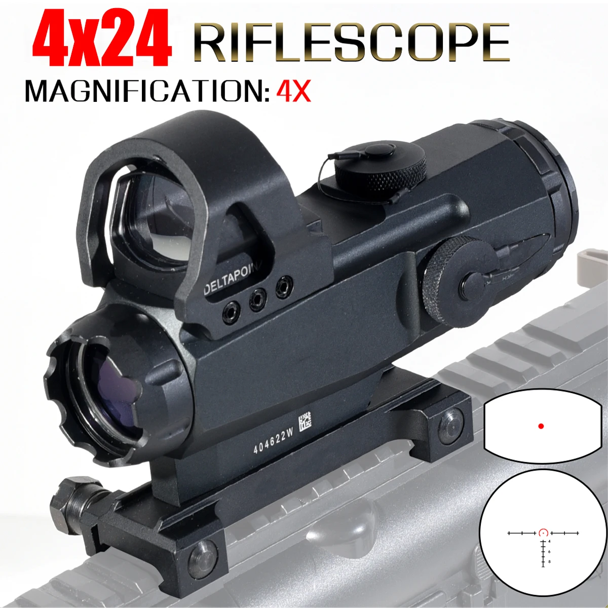 4X24 Scope 4X Magni…