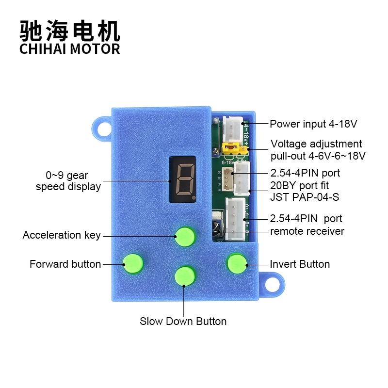 DC 4-18V Stepper Motor Controller Stepper Motor Adjustable Speed Regulator Card Driver Module 2-phase 4-wire