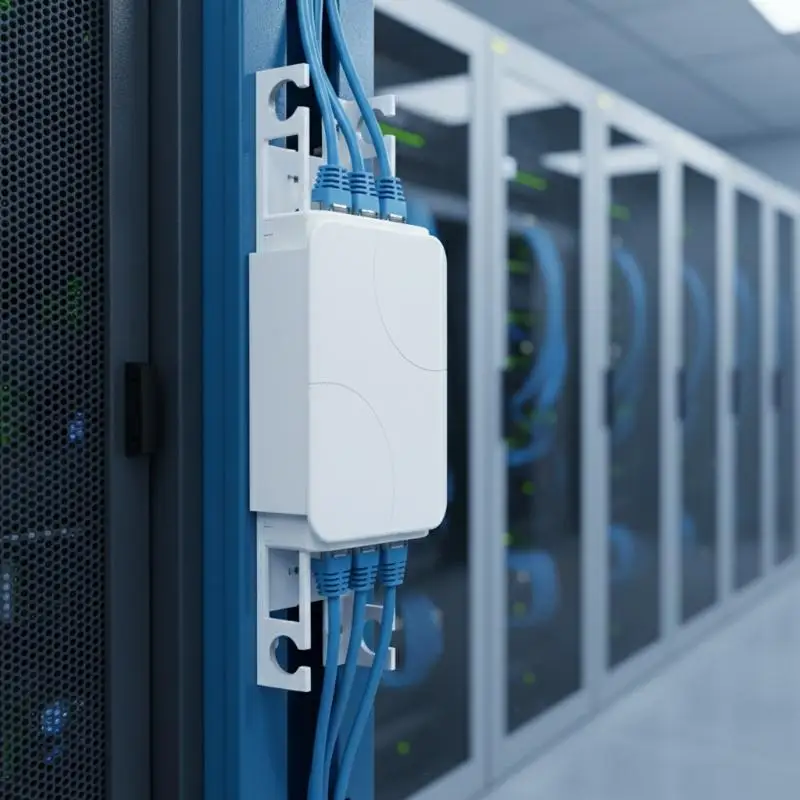 Gigabit 5 Port POE Extender Waterproof 1000Mbps Stable Transmission for Public Area Monitoring Network