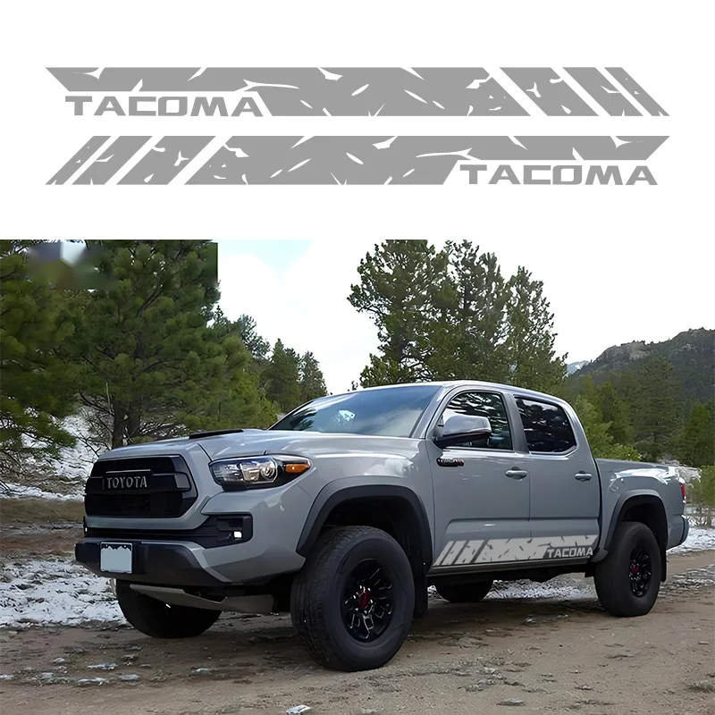 Per Toyota Tacoma Car Door Side Skirt Stripe Stickers Pickup Graphic Vinyl Decor decalcomanie copertura personalizzata accessori esterni Auto
