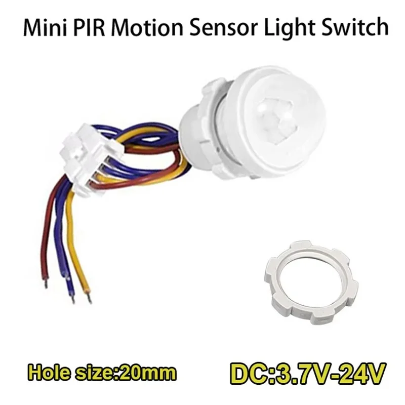 

2pcs Smart PIR Sensor Detector Switch Human Body Infrared Detector Infrared Motion Sensor LED Light Switch For Home AC 110V-240V