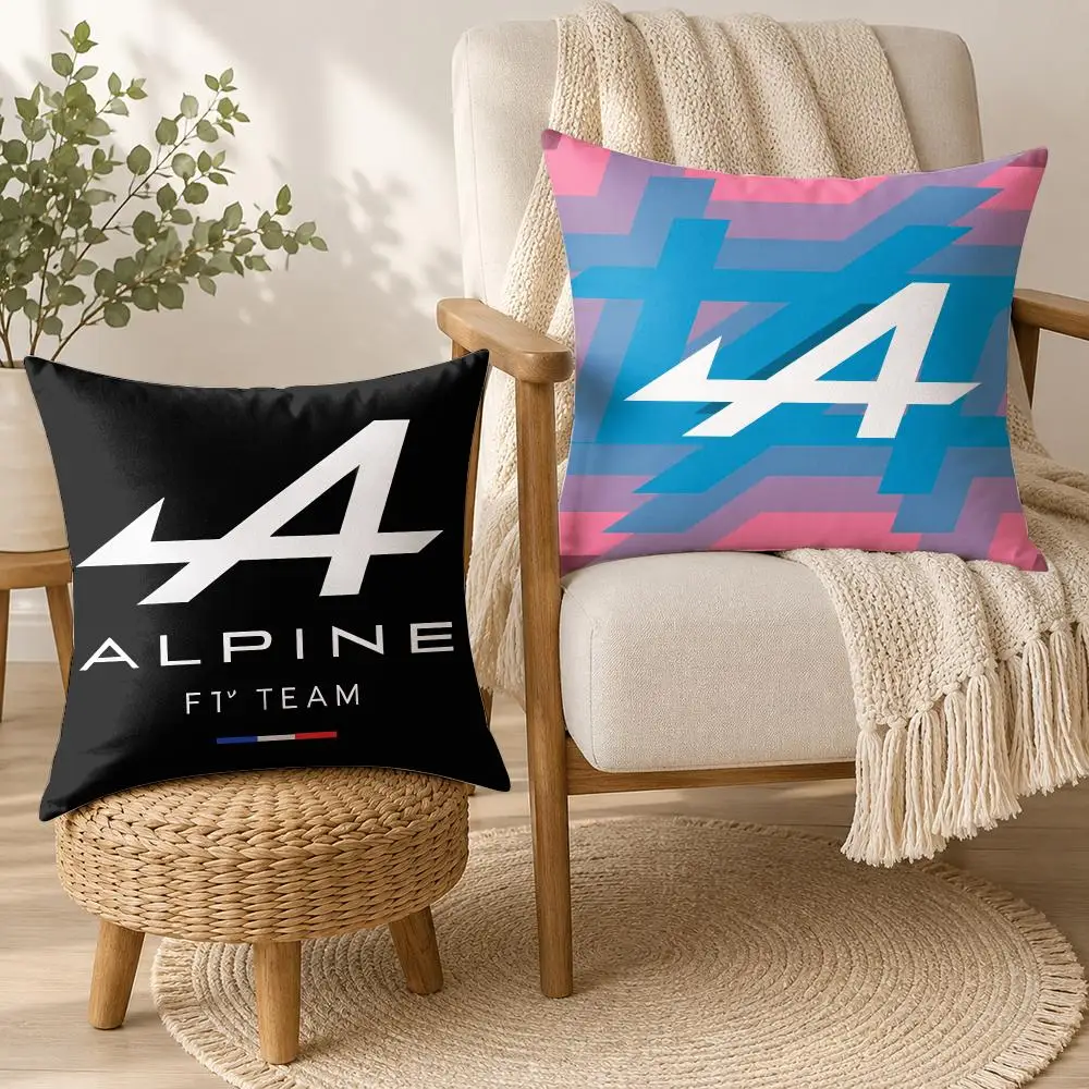 Cool A-Alpines Automobiles Cushion Cover Square Decorative Throw Pillow 40x40cm For Sofa Bedroom Living Room Home Decor