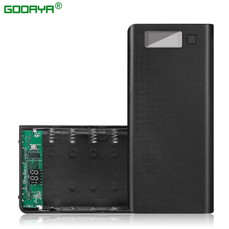 8*18650 Battery Holder Dual USB Power Bank Battery Box Mobile Phone Charger DIY Shell Case Charging Storage Case For Xiaomi