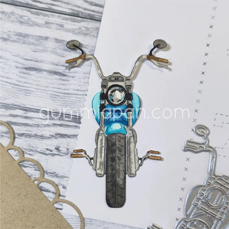 المعلبة anchovies مخطط ألوان دراجة نارية الصبي عملات الرسام سلك الشقوق قطع معدنية يموت ختم سجل القصاصات Stencil صور ألبوم بها بنفسك