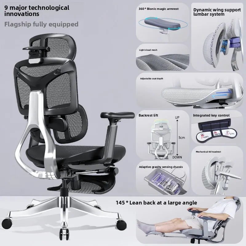 

Ergonomic Gaming Chair Comfortable Office Chair for Long Hours Computer Chair