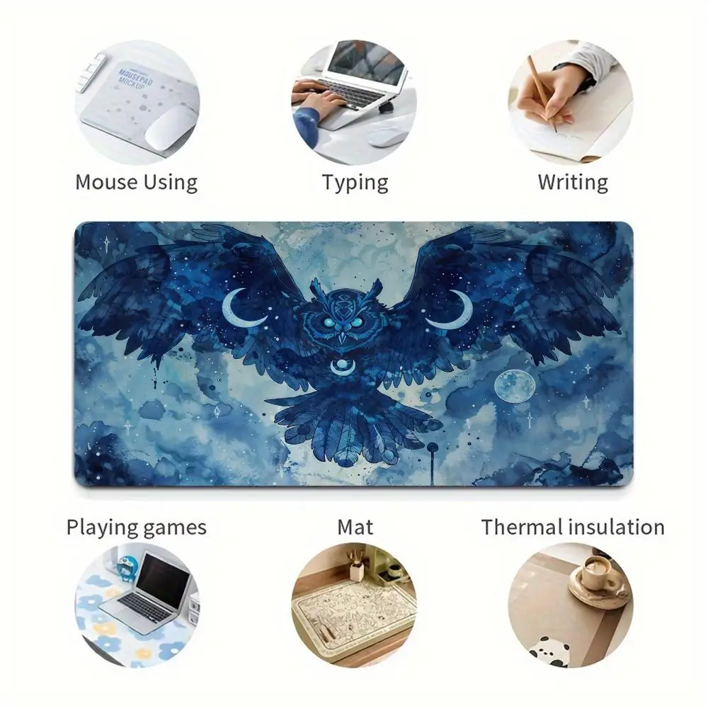 Funny Large Mouse Pad Magic Gathering Card Game PlayMat Computer Office Mousepad Non-slip for MTG DTCG CCG RPG Trading Deskmats