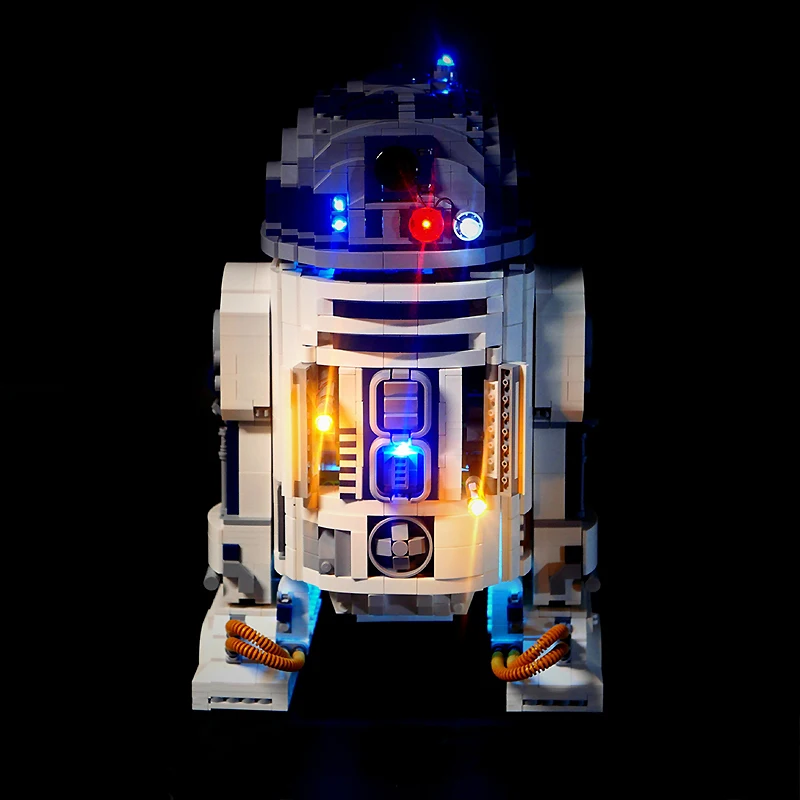 DIY RC LED Light Kit For LEGO 75308 R2-D2   (Only LED Light,Without Blocks Model)