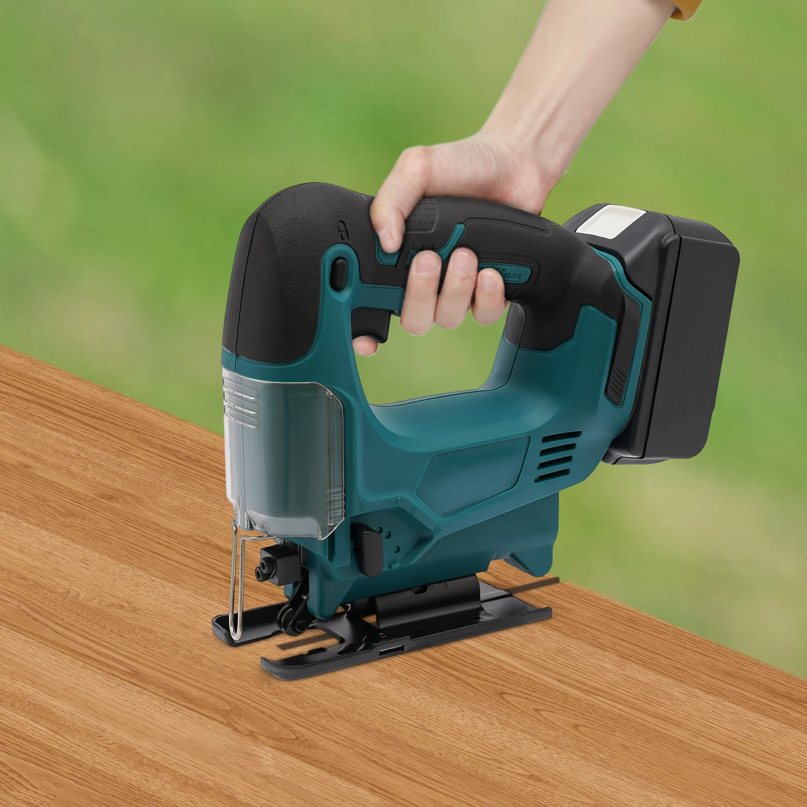 

18V Electric Jig Saw Cordless Multi-Function Woodworking Power Tool 4 positions Adjustable Woodworking