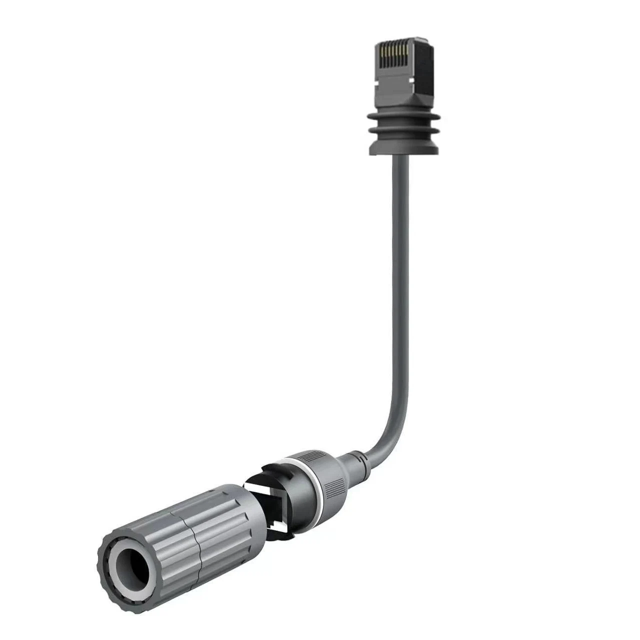 Для Starlink Satellite Gen3 V3 Ethernet-удлинитель-адаптер SPX к RJ45 Dish Router Gen 3, прямоугольный кабель спутникового преобразователя