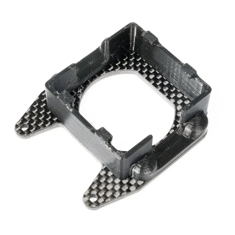 ARRMA Infraction Felony 1/7 RC Speed Car GPS Speed Meter Mount, 3D Printed Carbon Fiber Sensor Holder Fixed Module Upgrade Part
