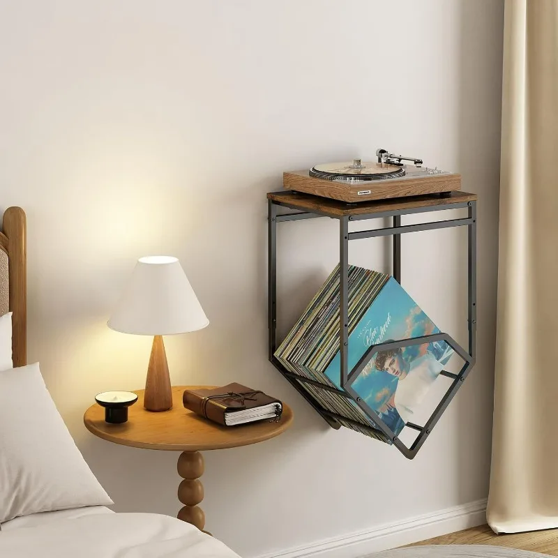 Factory Direct 2026 Vinyl Record Player Storage Rack Floor-to-ceiling Multi-layer Shelf CD Display Rack Book