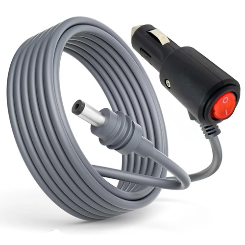 Cable de alimentación DC 12V 24V para cableado de cobre Starlink Mini 16AWG con interruptor de encendido/apagado Cable cargador de encendedor de cigarrillos de 2/3/5M