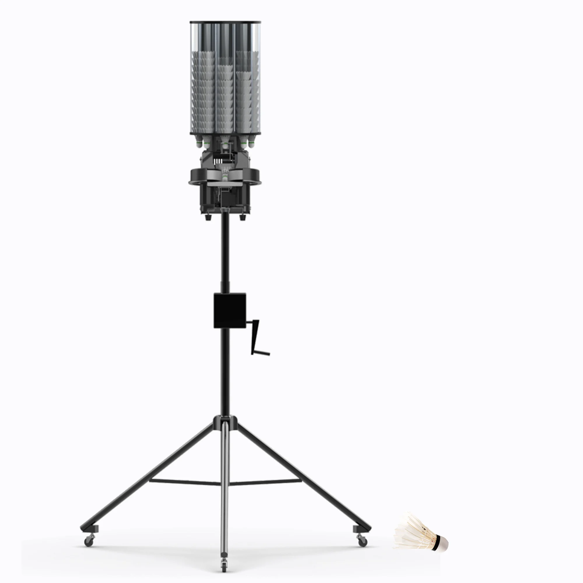 

Wholesale Price Badminton Machine High Speed Feeder Shuttlecock Badminton Shooting Machine for Sports Club