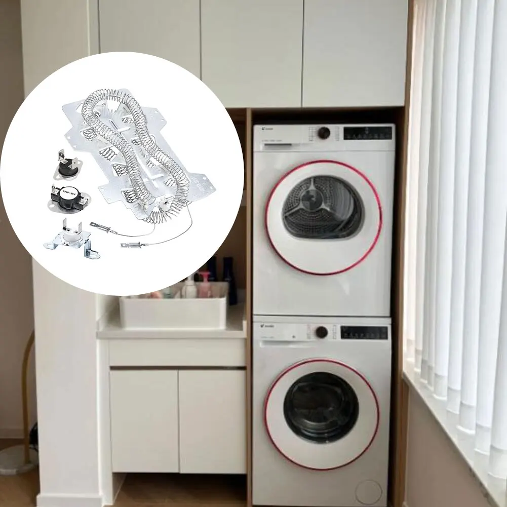 

Комплект нагревательных элементов сушильной машины DC47-00019A Нагревательный элемент сушилки с термостатом DC47-00018A DC96-00887A Подходит для моделей сушилок SAMSUNG