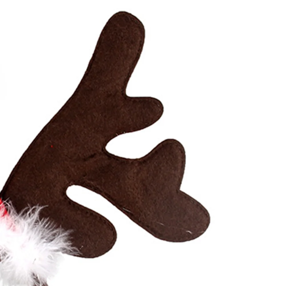 Puppy Xmas Headwear Pet Deer Headband Dog Antlers Hat Hoop Christmas Spring Autumn