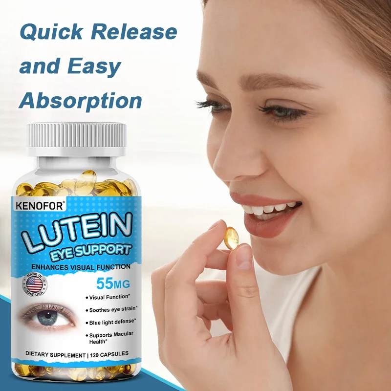 Lutein Zeaxanthin Extract Capsules – Supports Eye Fatigue, Dry Eyes and Vision Health Lutein Blend for Adults Antioxidant