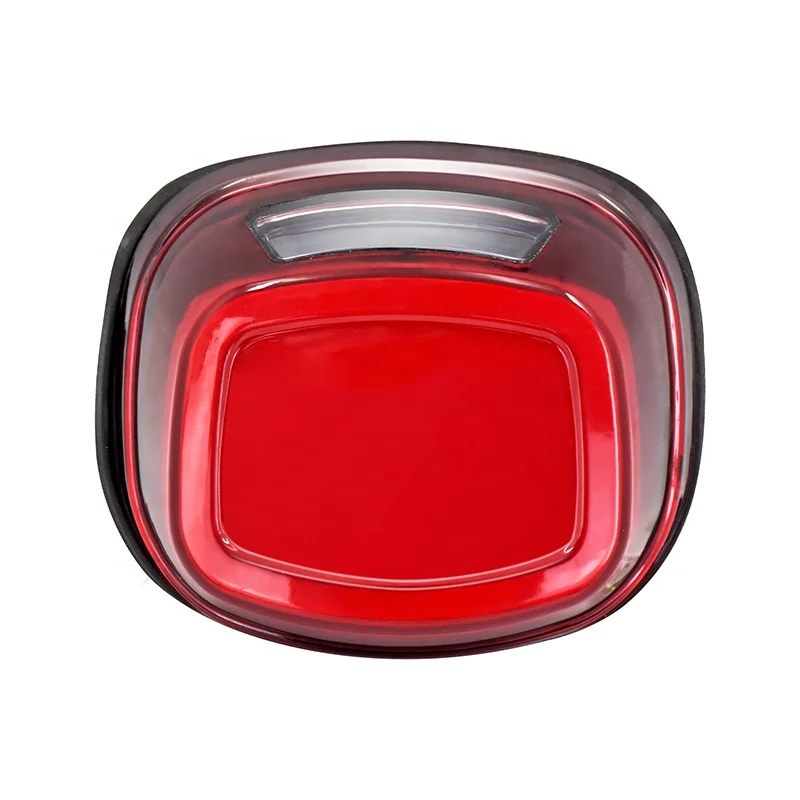 XL 883 1200 Motorcycle Light Emitting Diode Tail Rear Brake Running Red/Grey Lens