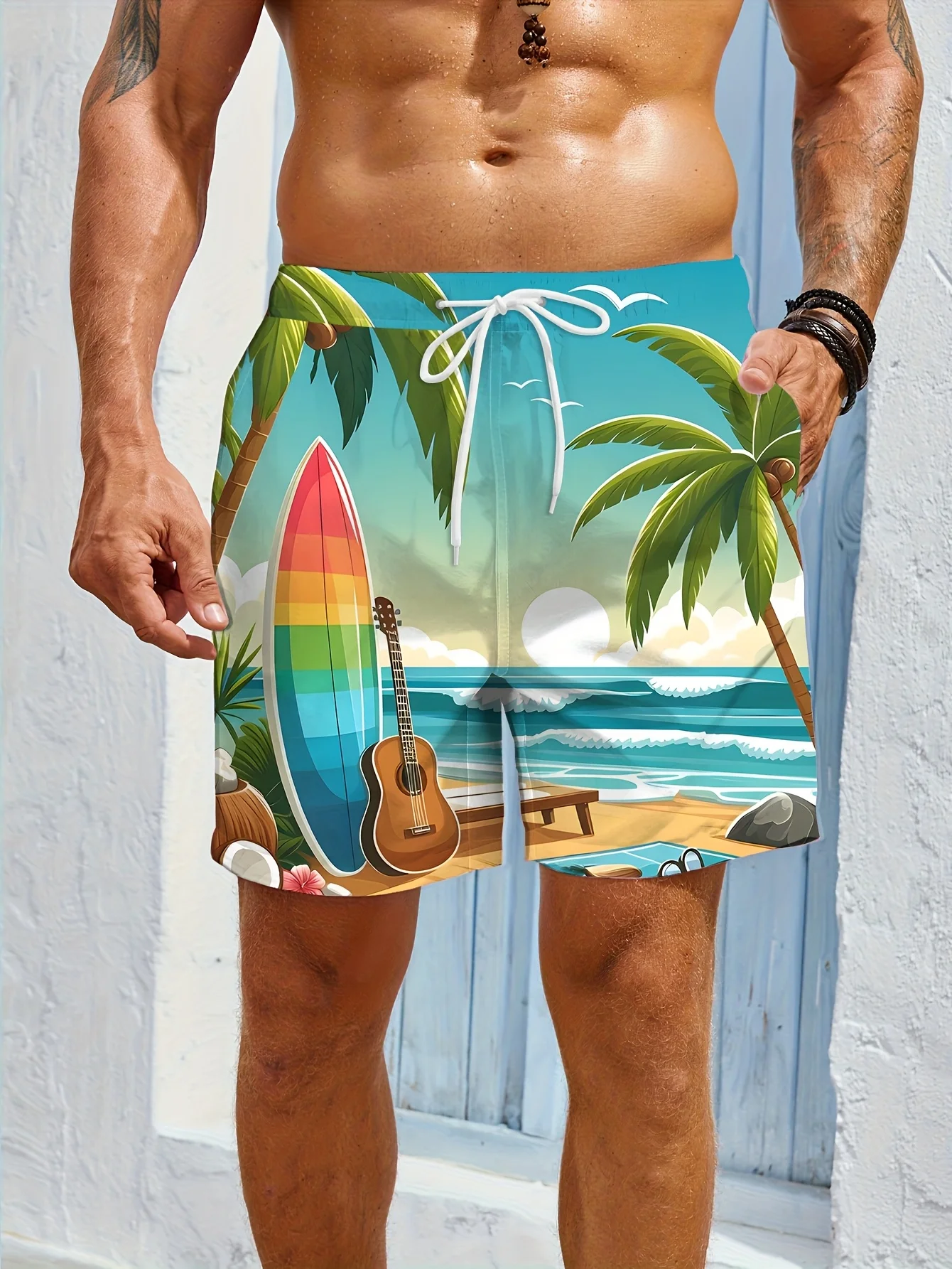 

2025 Summer men's shorts handsome fashion multi-pattern color new summer dress men