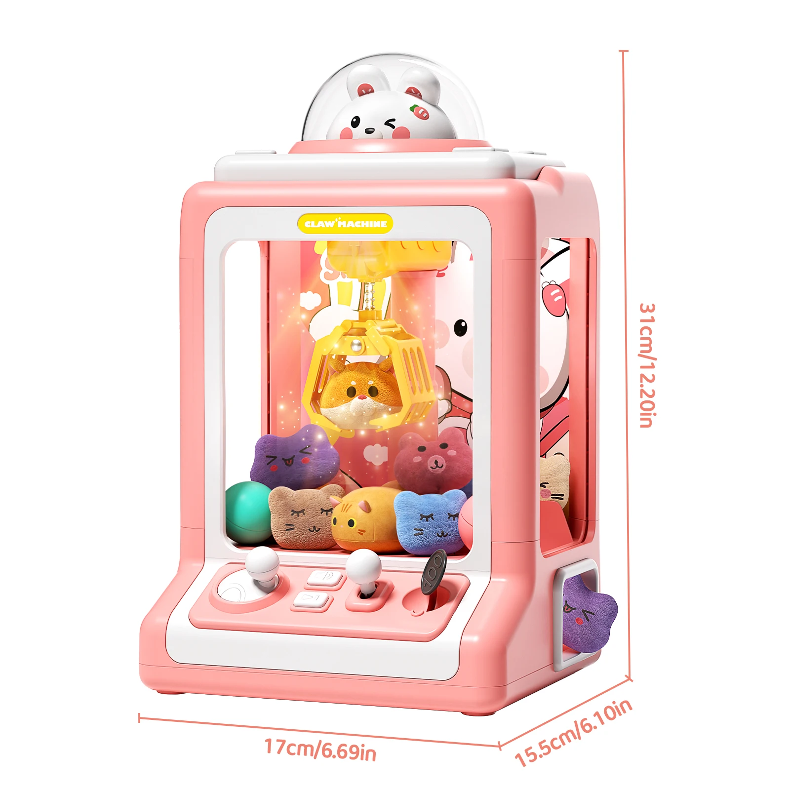 New children's claw machine toy large household clip doll small egg twisting machine boys and girls toys