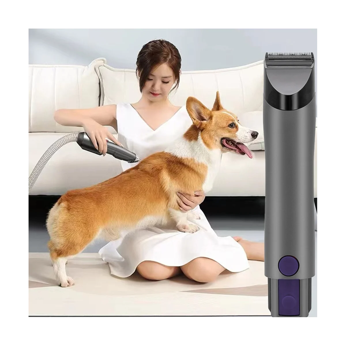 Electrical Pet Clipper for V6/ V7/ V8/ V10/ V11/ V15 Pet Dog Hair Trimmer Set Animals Hair Cutting