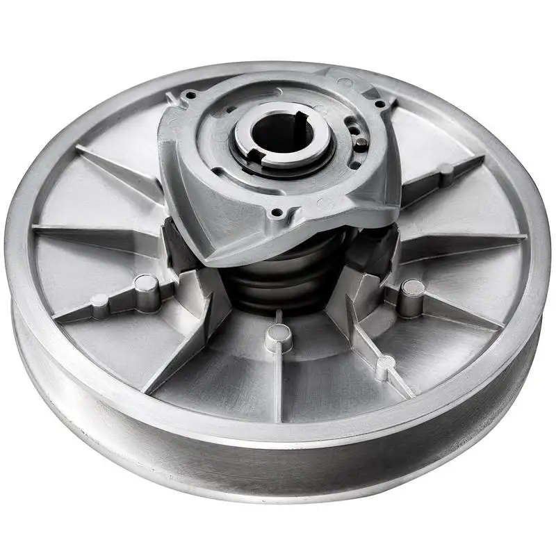 

Secondary Clutch Pulley 12x12x6 Inch For Golfing Transportation Maintenance Power Delivery Enhanced Torque Aluminum Construction Compatible Club Car DS Precedent 1997-Up 4-Cycle Gas Models Silver Finish Replacement Part High Performance Drive System