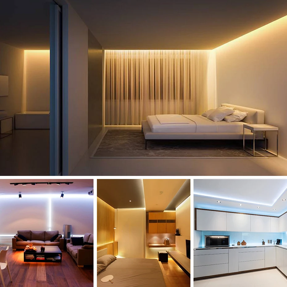 110 فولت 220 فولت عكس الضوء COB LED النيون قطاع مع الموقت/خافت التوصيل الاتحاد الأوروبي الولايات المتحدة الاتحاد الأفريقي المملكة المتحدة 288 المصابيح/م 5 متر 10 متر 15 متر 20 متر 25 متر شريط Led مقاوم للماء الشريط