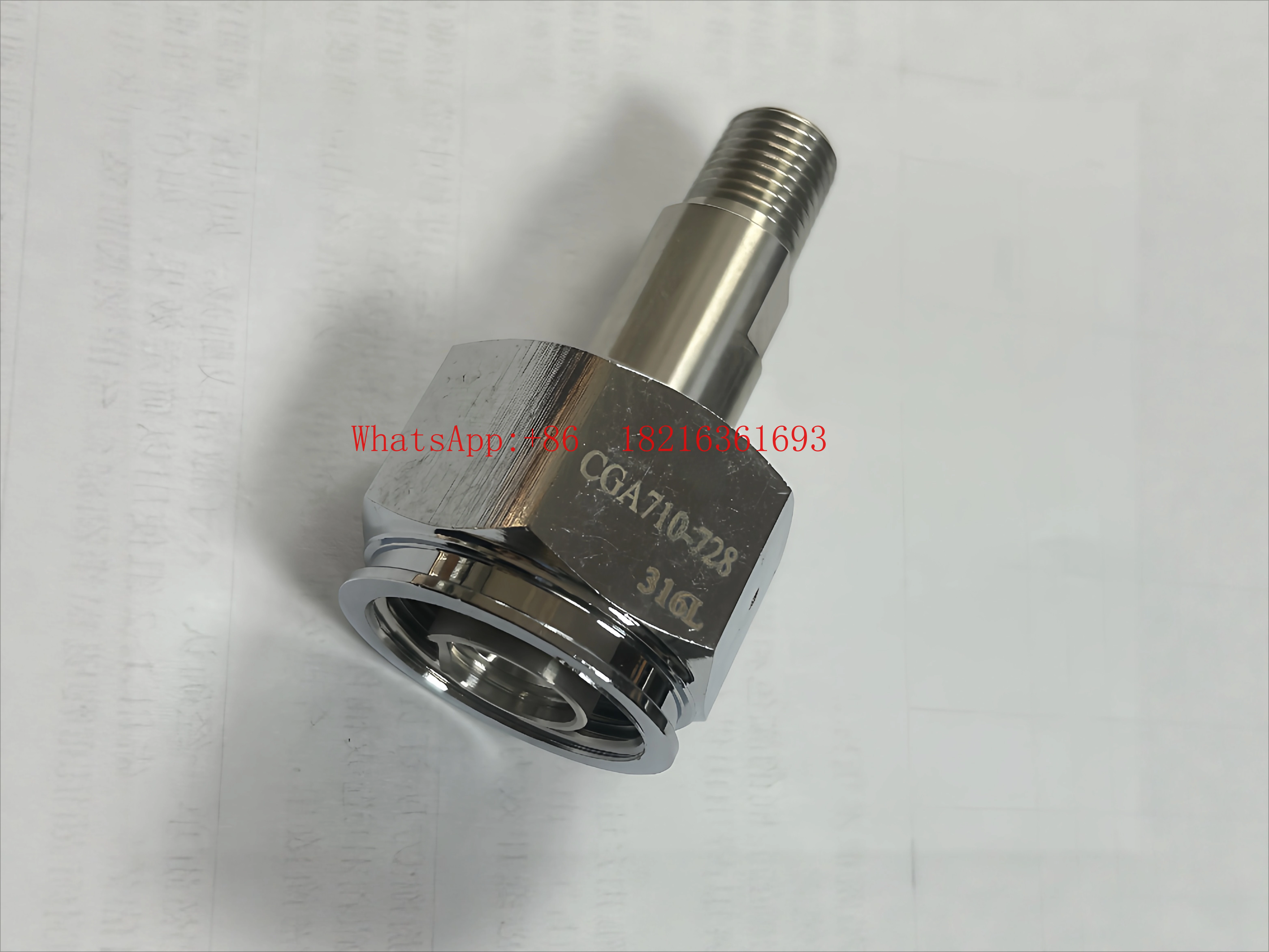 CGA716, CGA718, CGA712, CGA724, CGA728, Cylinder Adapter Valve Adapter