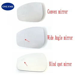 Car Heated Wide Angle Convex Mirror Glass with Blind Spot Warning for LAND ROVER VELAR & EVOQUE RANGE ROVER 2014 -2022