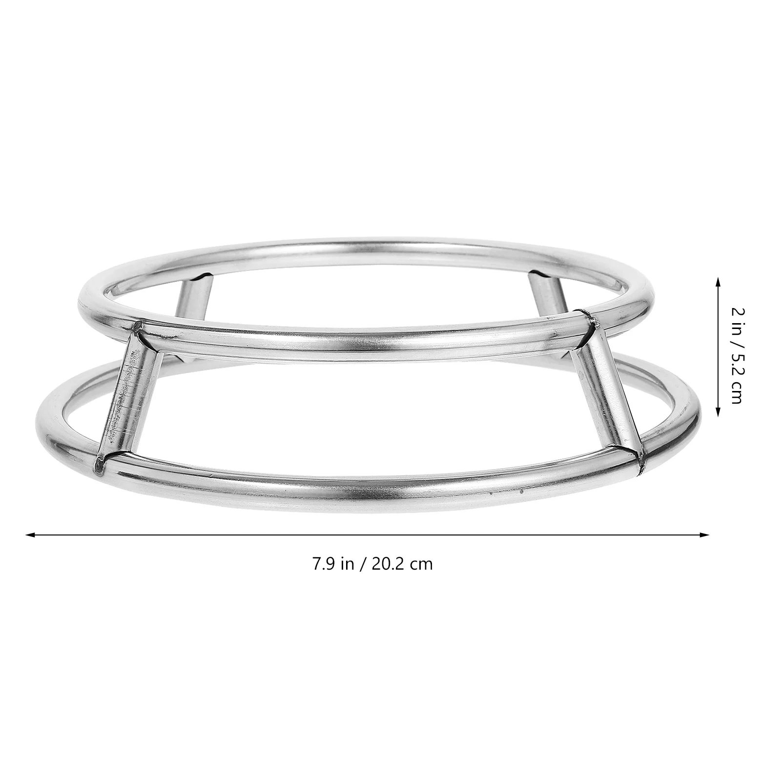 

1pc Stainless Steel Pot Stand Multi-Functional Camping Wok Holder Outdoor Stove Rack Grill Fire Pit Tripod Portable Bbq