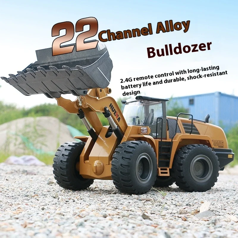 

New Rtr Huina 1583 1/14 Scale 24ch Rc Remote Control Truck Loader Cars With Lights Sound 2.4ghz Outdoor Toys Boys Gift