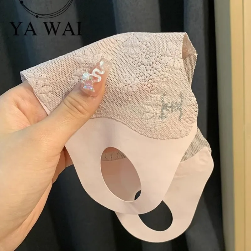 أزياء الدانتيل قناع واقية من الشمس المرأة قناع ركن العين مقاومة للأشعة فوق البنفسجية الحرير الجليد ثلاثي الأبعاد الوجه جيني رقيقة #2