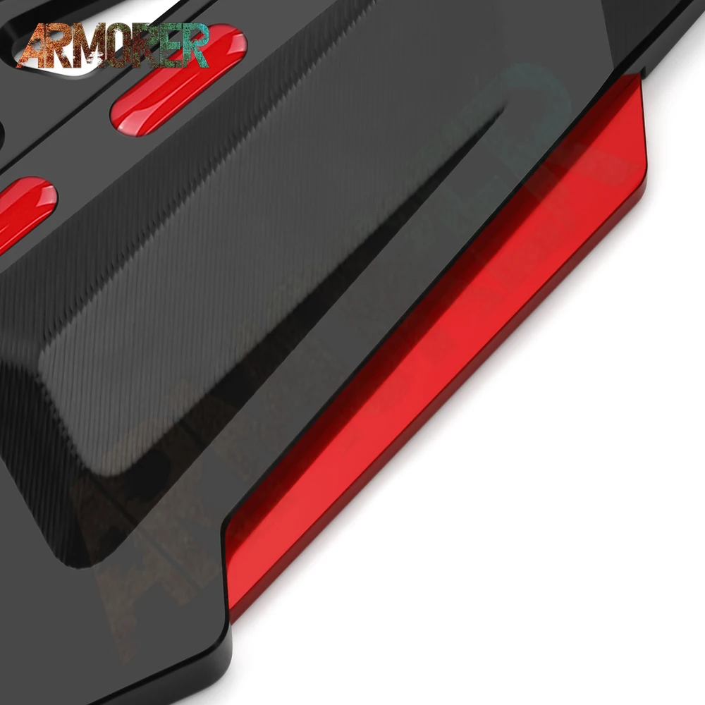 Motorcycle Accessories CNC Footpeg Heel Plates Guard Decoration Protector For ZX6R 6R ZX-6R ZX6R ZX 6R 2019 2020-2025