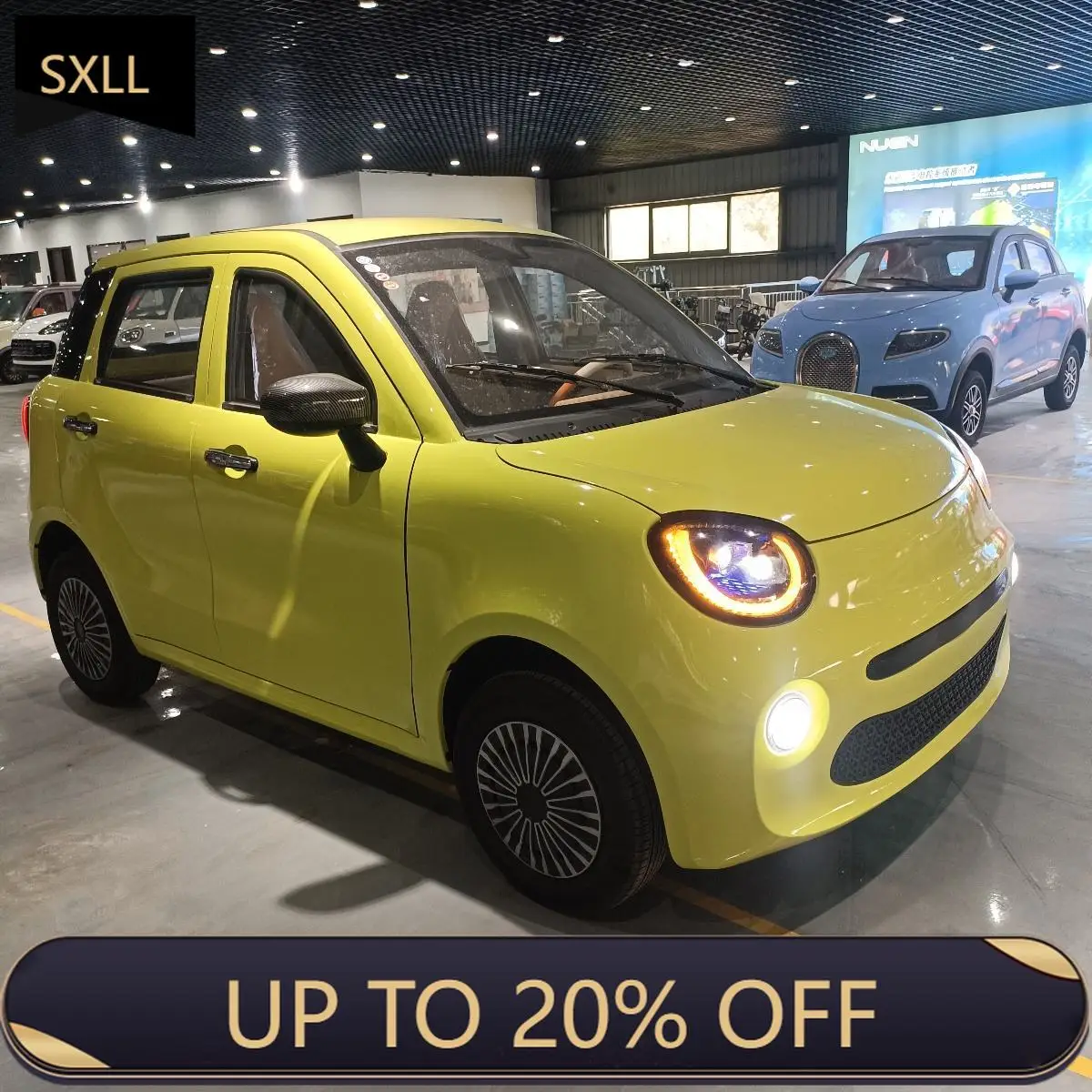 SXLL Hot-selling compact long-range new energy electric vehicle fully enclosed adult commuter car
