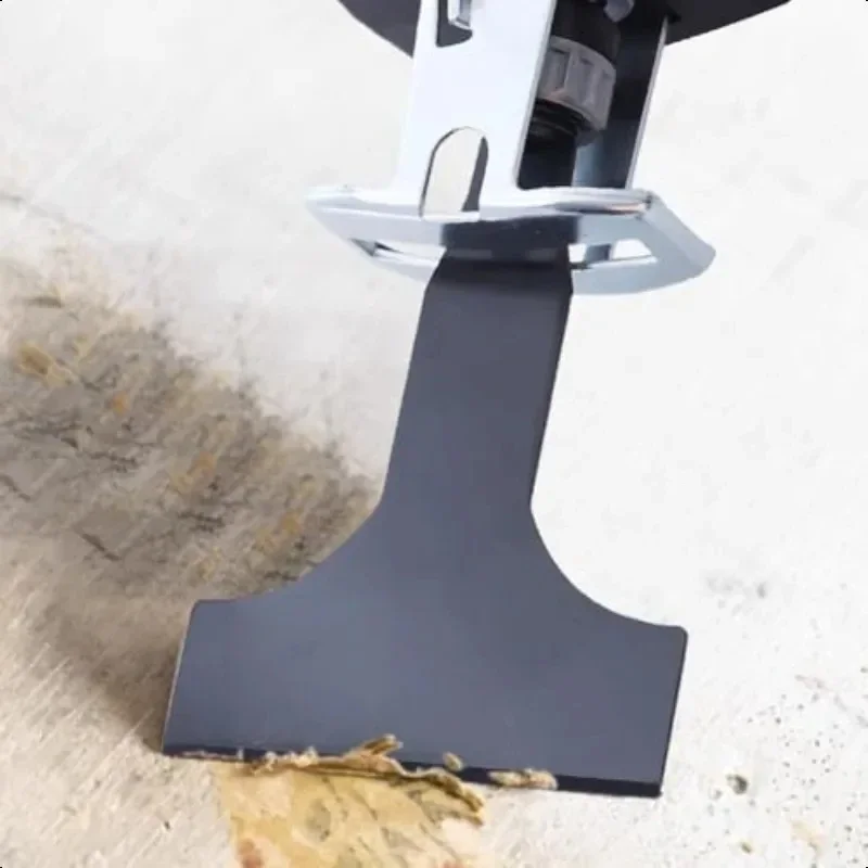 مجموعة شفرات المنشار الترددية شديدة التحمل مكونة من 4 قطع لإزالة المعجون والبلاط الفولاذي وكشط الأرضي على الحائط