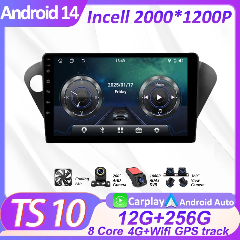 

2Din Android Car Radio Multimedia Player For Toyota Vista V50 1998 - 2003 Autoradio Carplay Stereo Navigation GPS Wifi Bluetooth