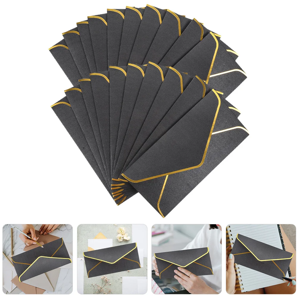 

20pcs Greeting Card Multi-Function Wedding Invitation Envelopes Decorative Small Envelopes For Holiday Party Business