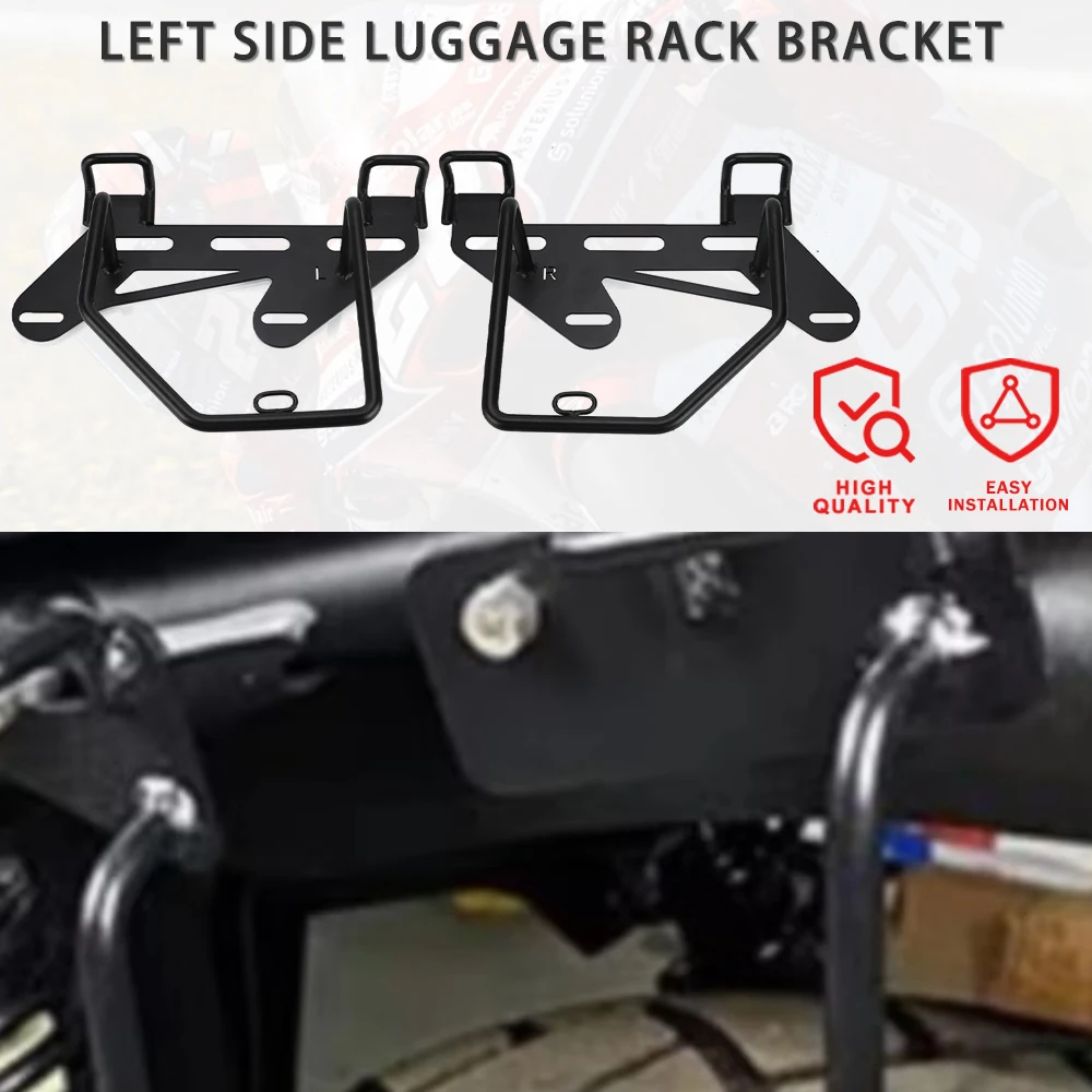 

For Kawasaki W400 W650 W800 VN250 Luggage Racks Saddle Bag Bracket Support Holder Left&Right Side Racks For XL883L XL1200NS